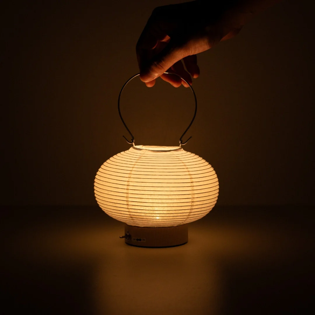 Japanese Paper Table Lamp “RIN" 03 - Image 9