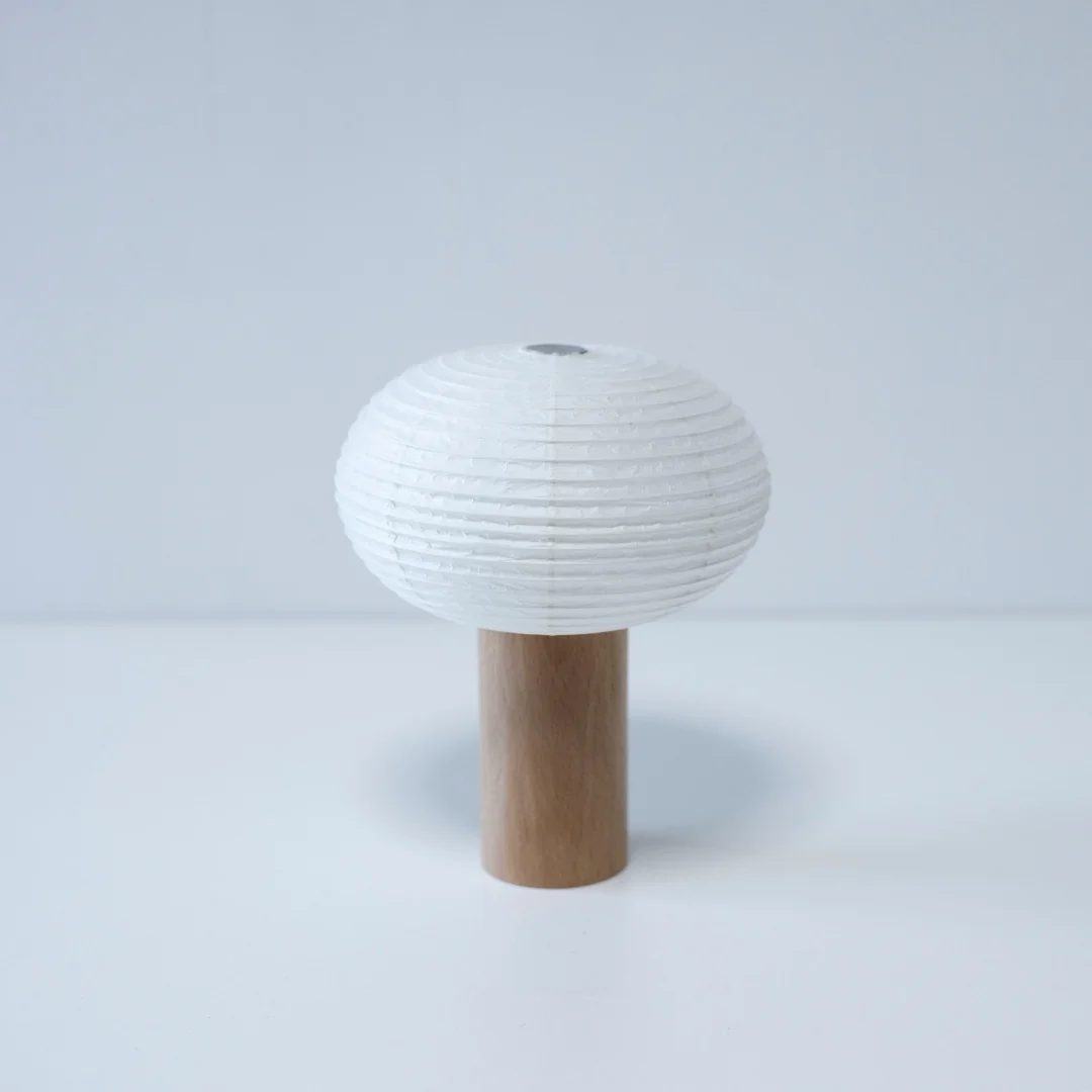 Japanese Paper Table Lamp “TORCHIN OVAL" - Image 16