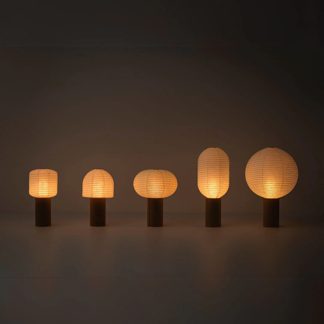 Japanese Paper Table Lamp “TORCHIN VERTICAL" - Image 11