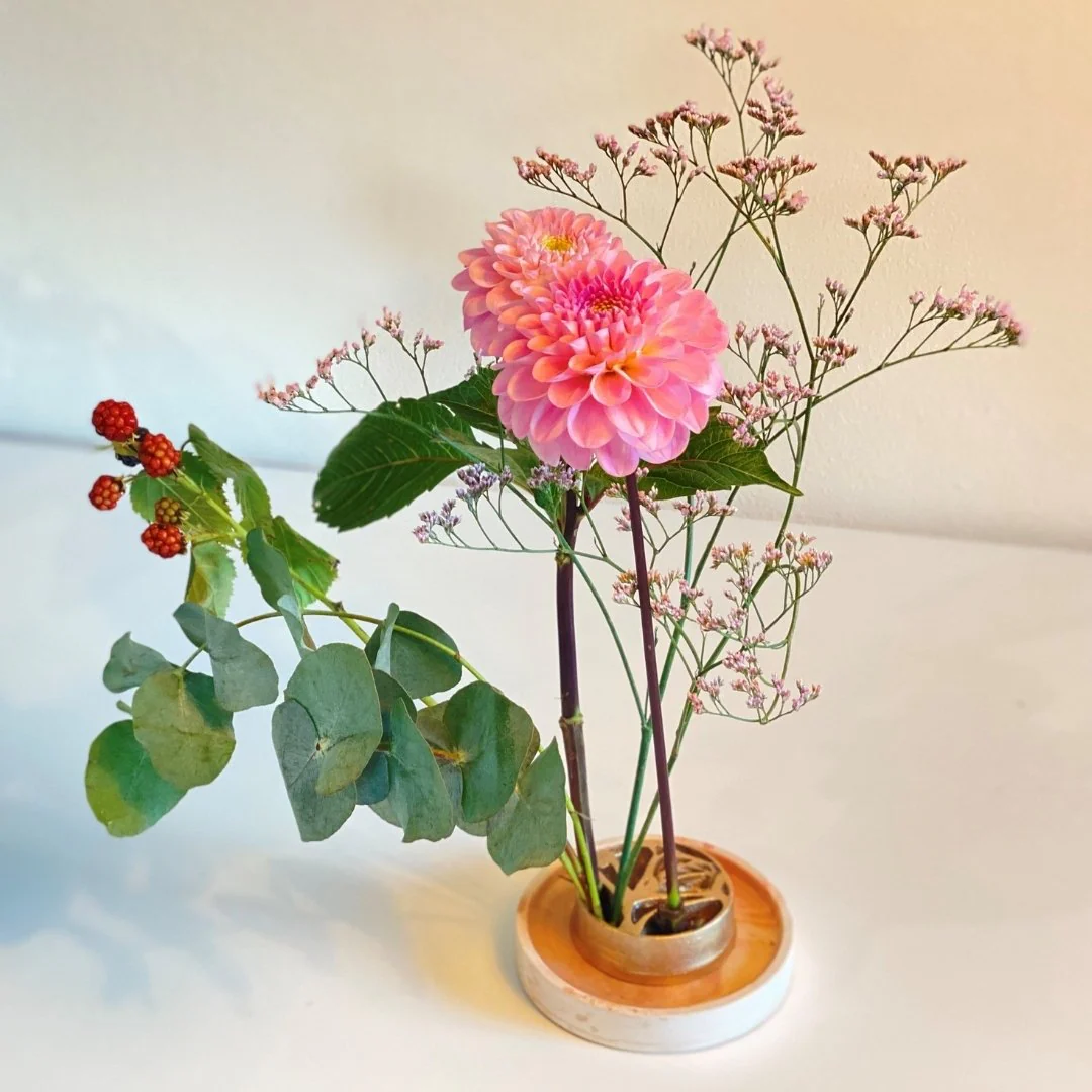 Japanese Pinless Kenzan Flower Frog "the ginkgo" for Ikebana - Image 4
