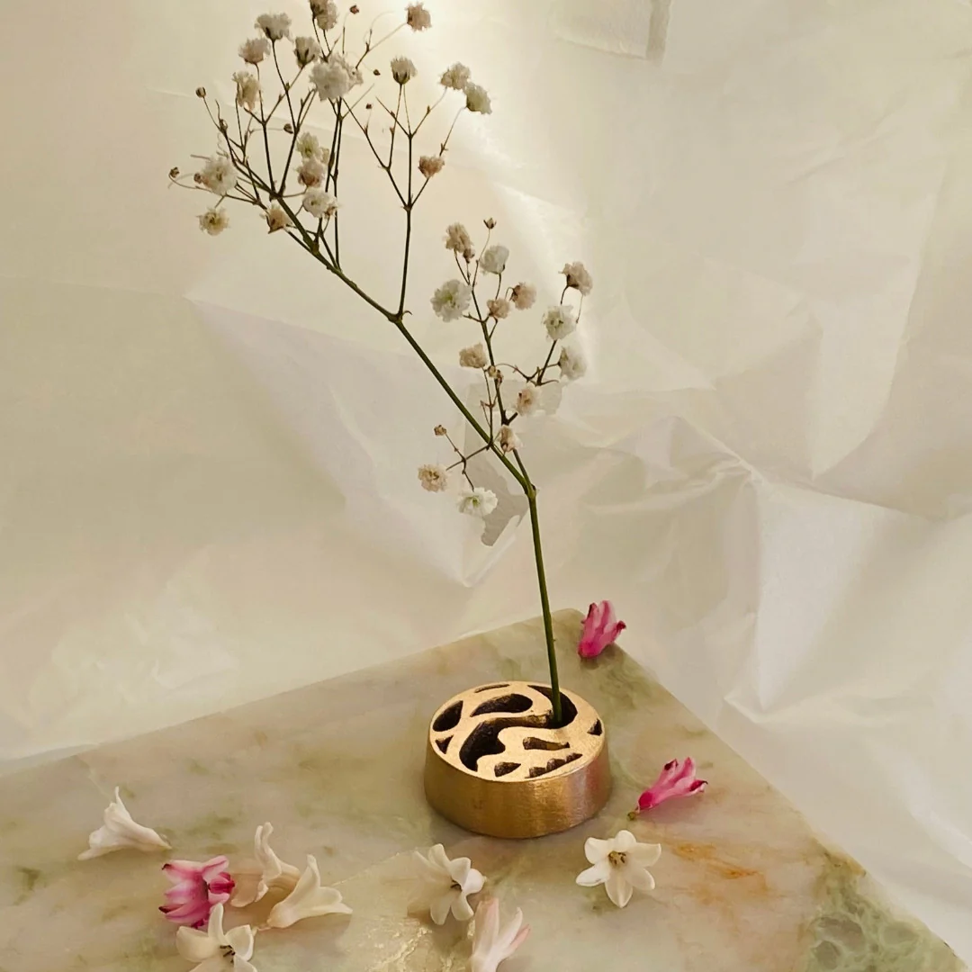Japanese Pinless Kenzan Flower Frog "the water" for Ikebana - Image 5
