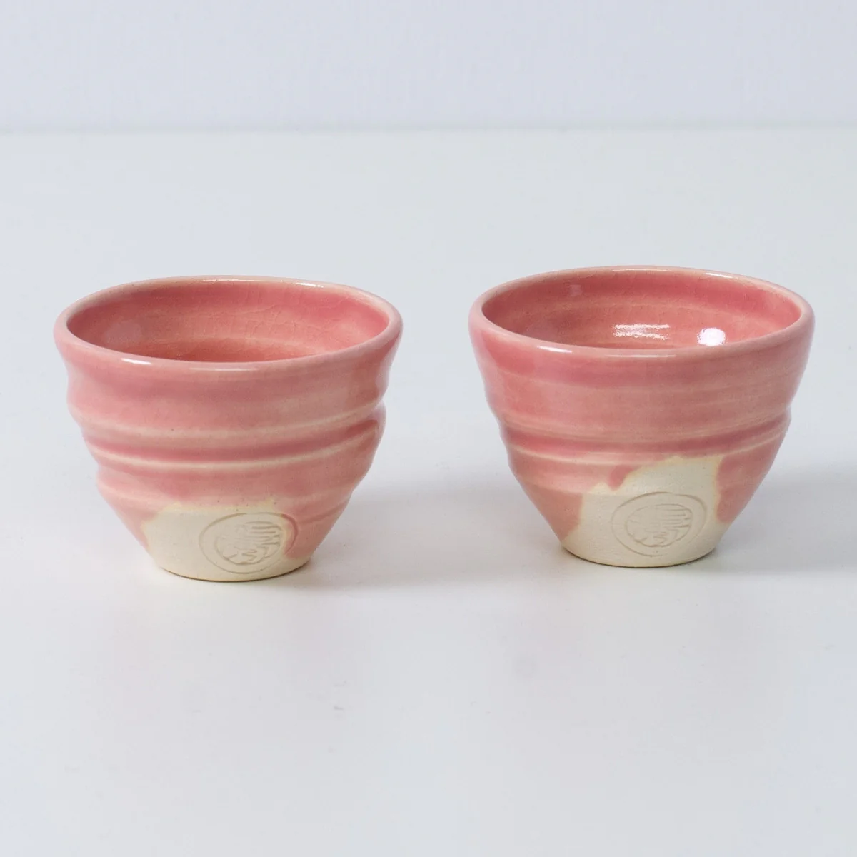 Japanese Sake Set "Omuro Cherry" - Katakuchi Carafe & 2 Cups - Image 8