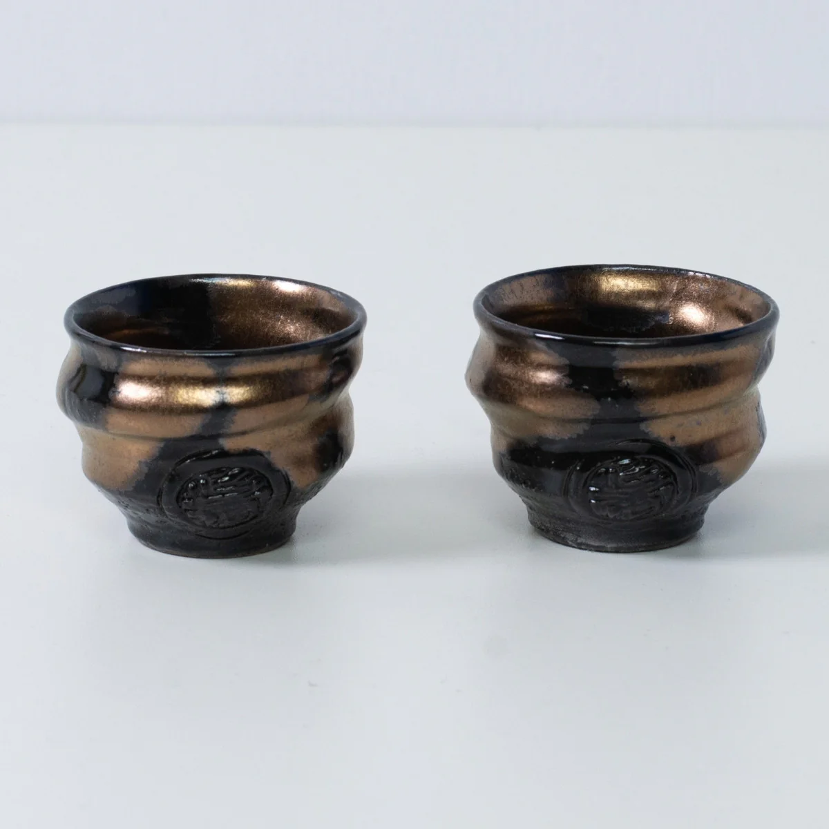 Japanese Sake Set "Zen" - Katakuchi Carafe & 2 Cups - Image 5