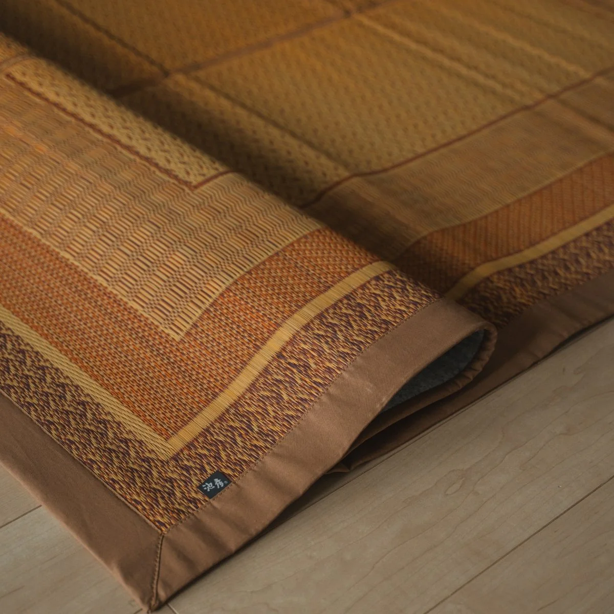 Japanese Tatami Area Rug "Ranks" Natural Beige - Image 3