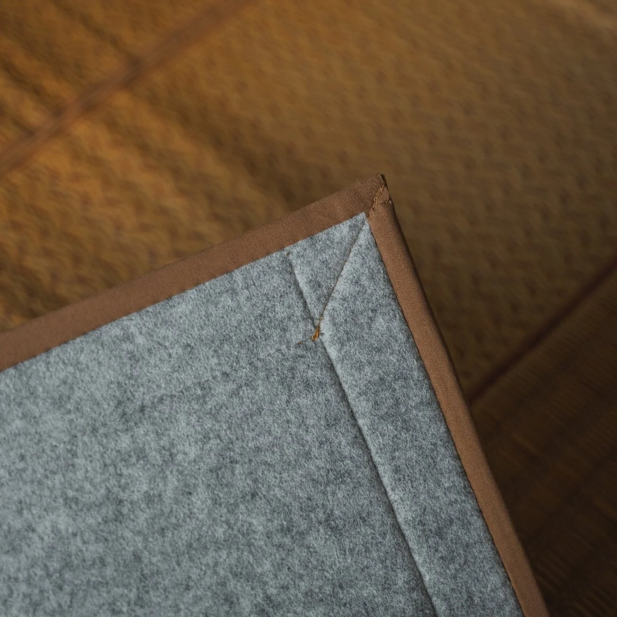 Japanese Tatami Area Rug "Ranks" Natural Beige - Image 5