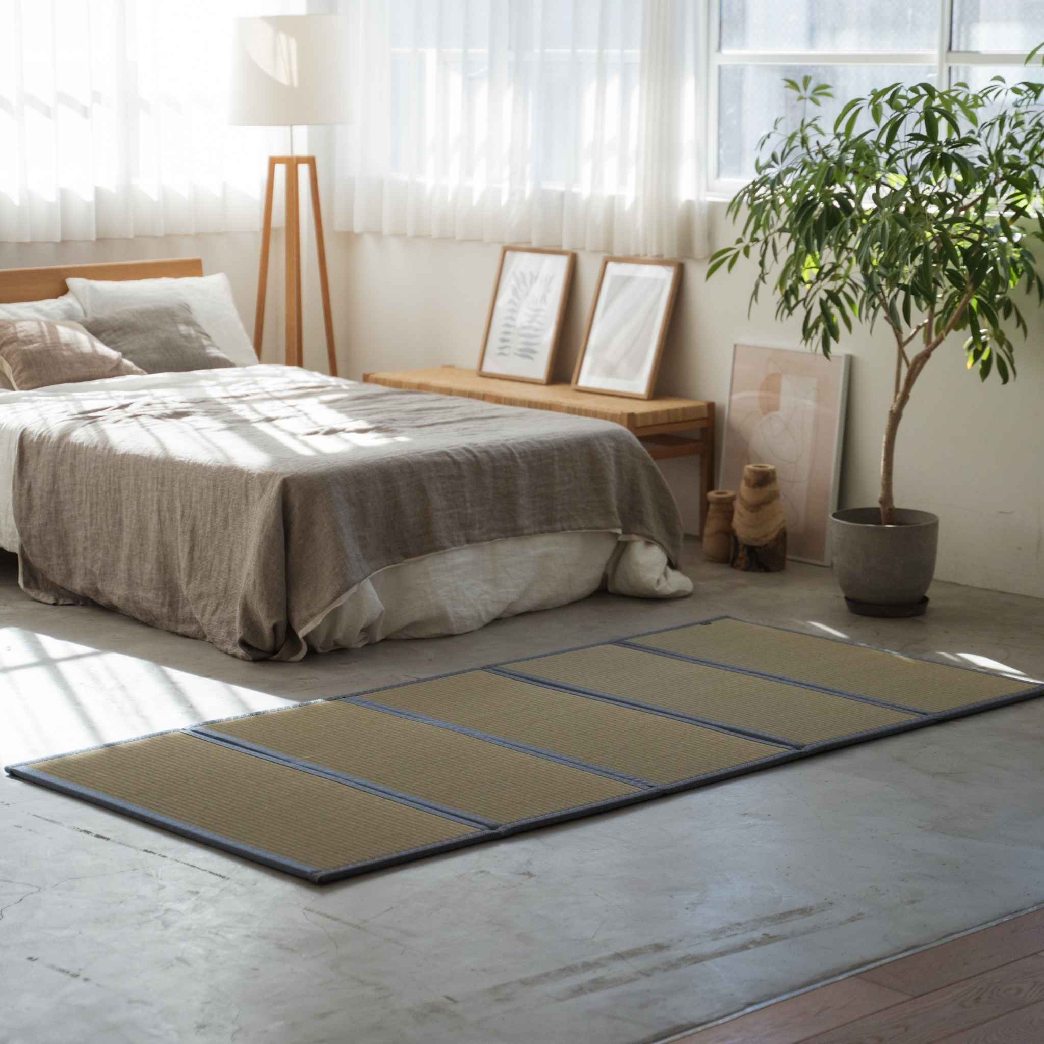 Japanese Tatami Floor Mattress "Asanoha"