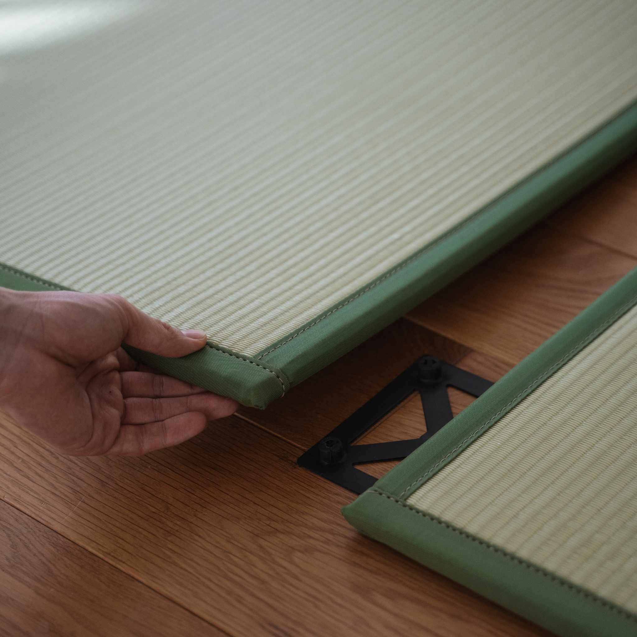 Japanese Tatami Floor Mattress Single Panel "Scash" Green - Image 3