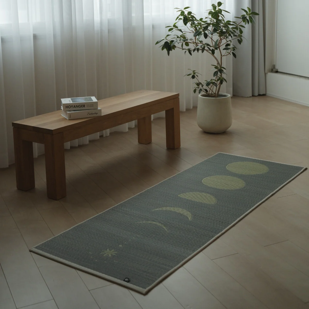 Japanese Tatami Yoga Mattress "Moon"