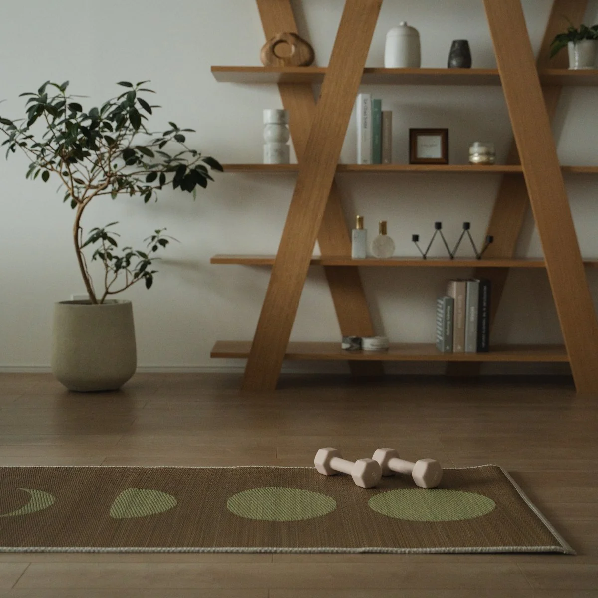 Japanese Tatami Yoga Mattress "Moon" - Image 10