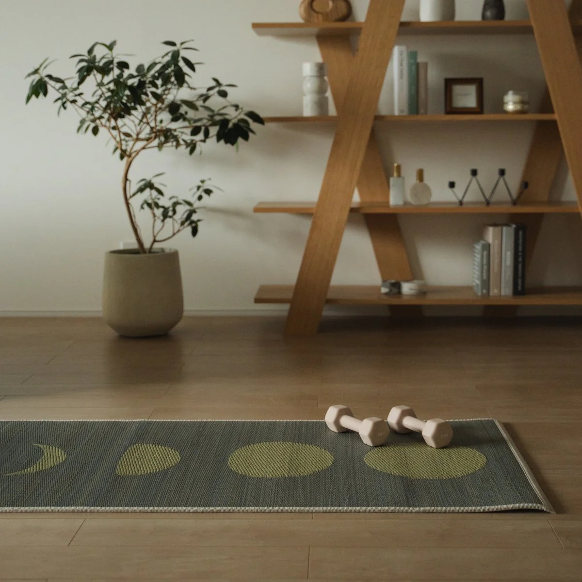 Japanese Tatami Yoga Mattress "Moon" - Image 2
