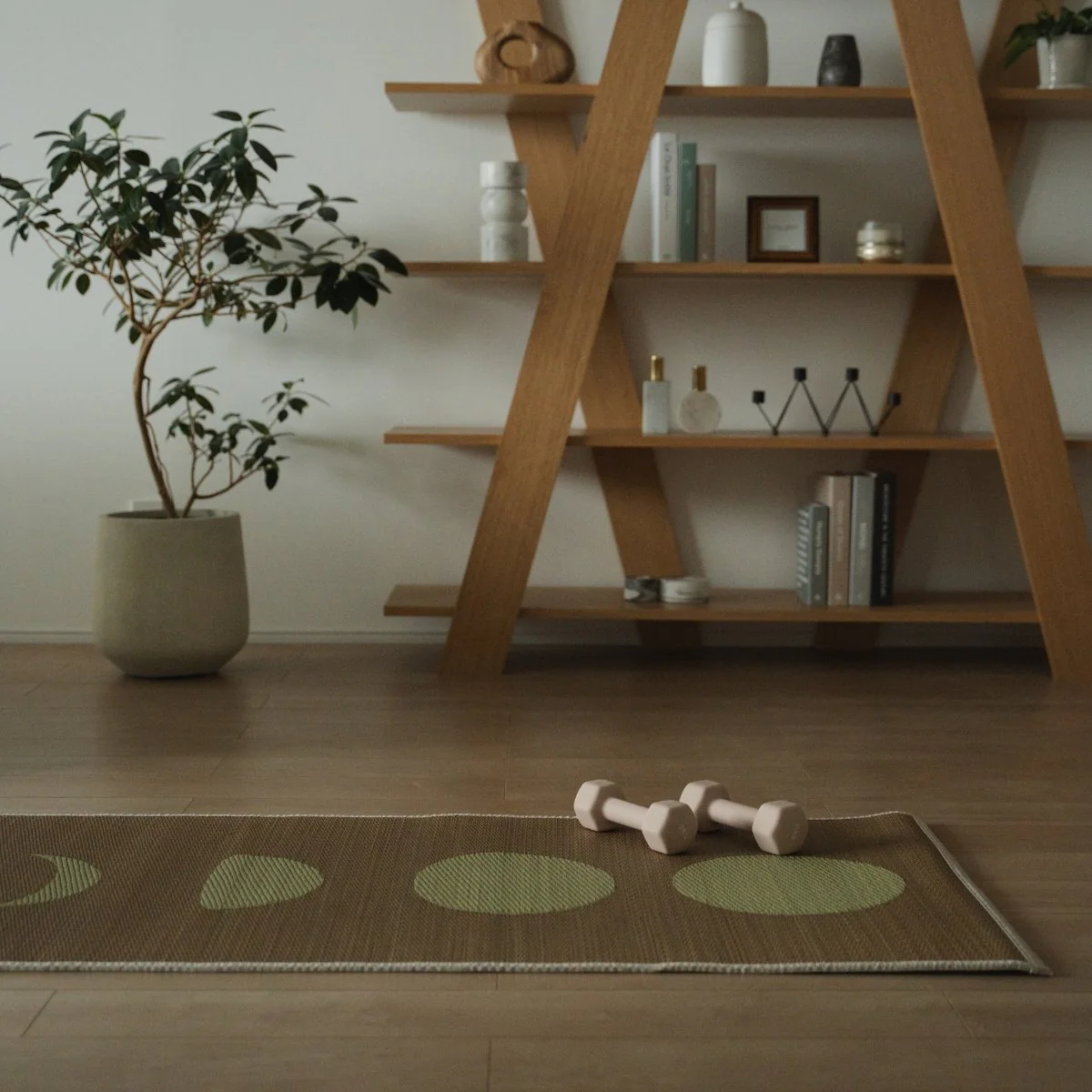 Japanese Tatami Yoga Mattress "Moon" - Image 9
