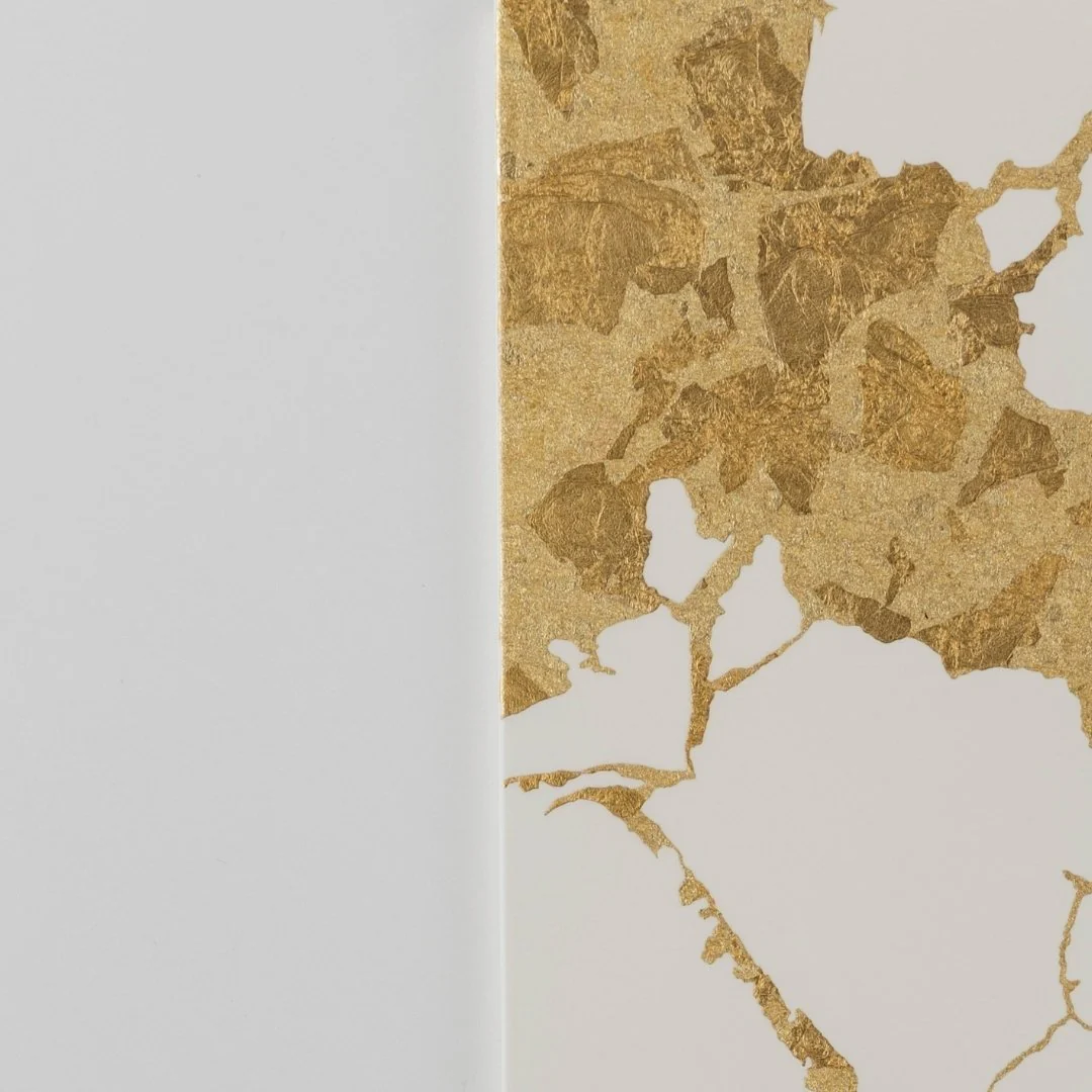 Japanese Wall Art "Kintsugi" White - Image 4