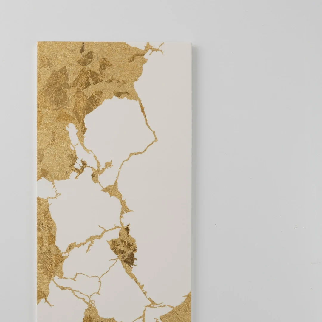Japanese Wall Art "Kintsugi" White - Image 6