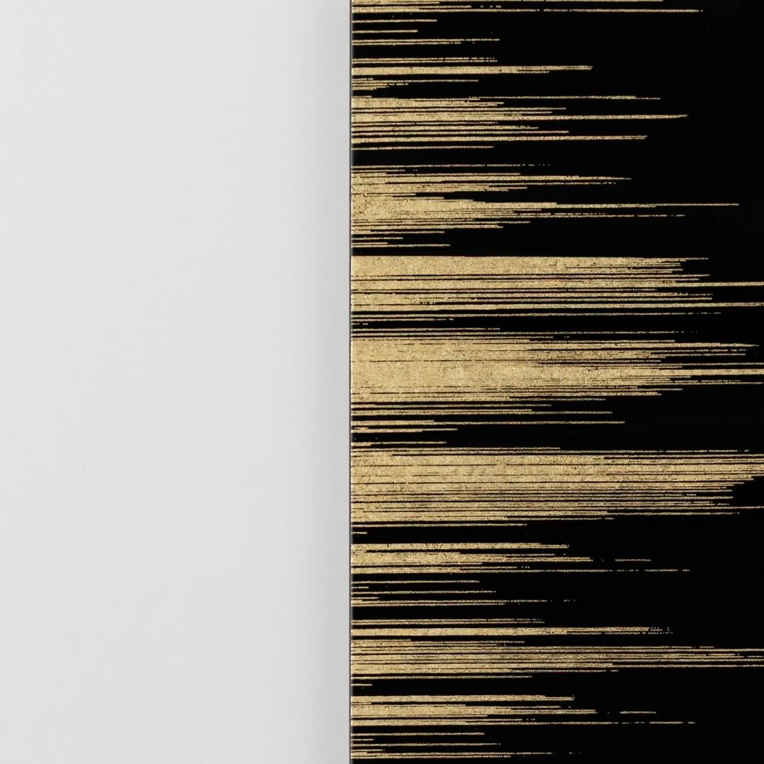 Japanese Wall Art "Kushibiki" Black - Image 4