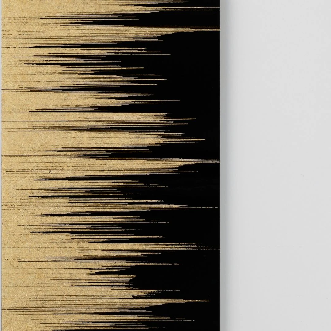 Japanese Wall Art "Kushibiki" Black - Image 7