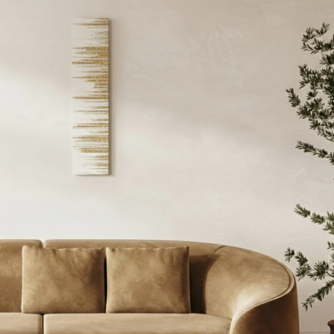 Japanese Wall Art "Kushibiki" White - Image 5