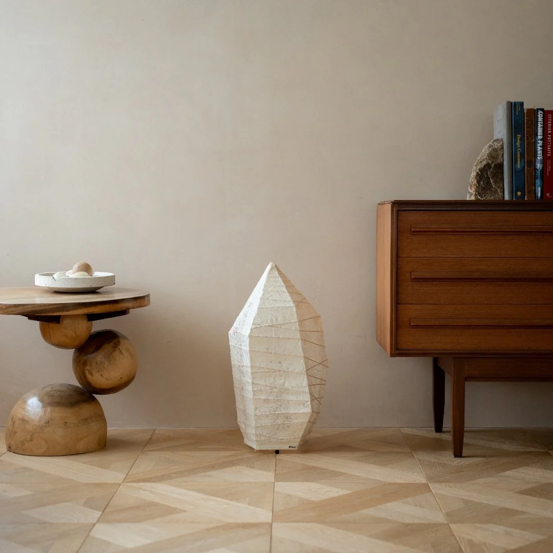 Japanese Paper Floor Lamp “PAPER STONE” - Image 3