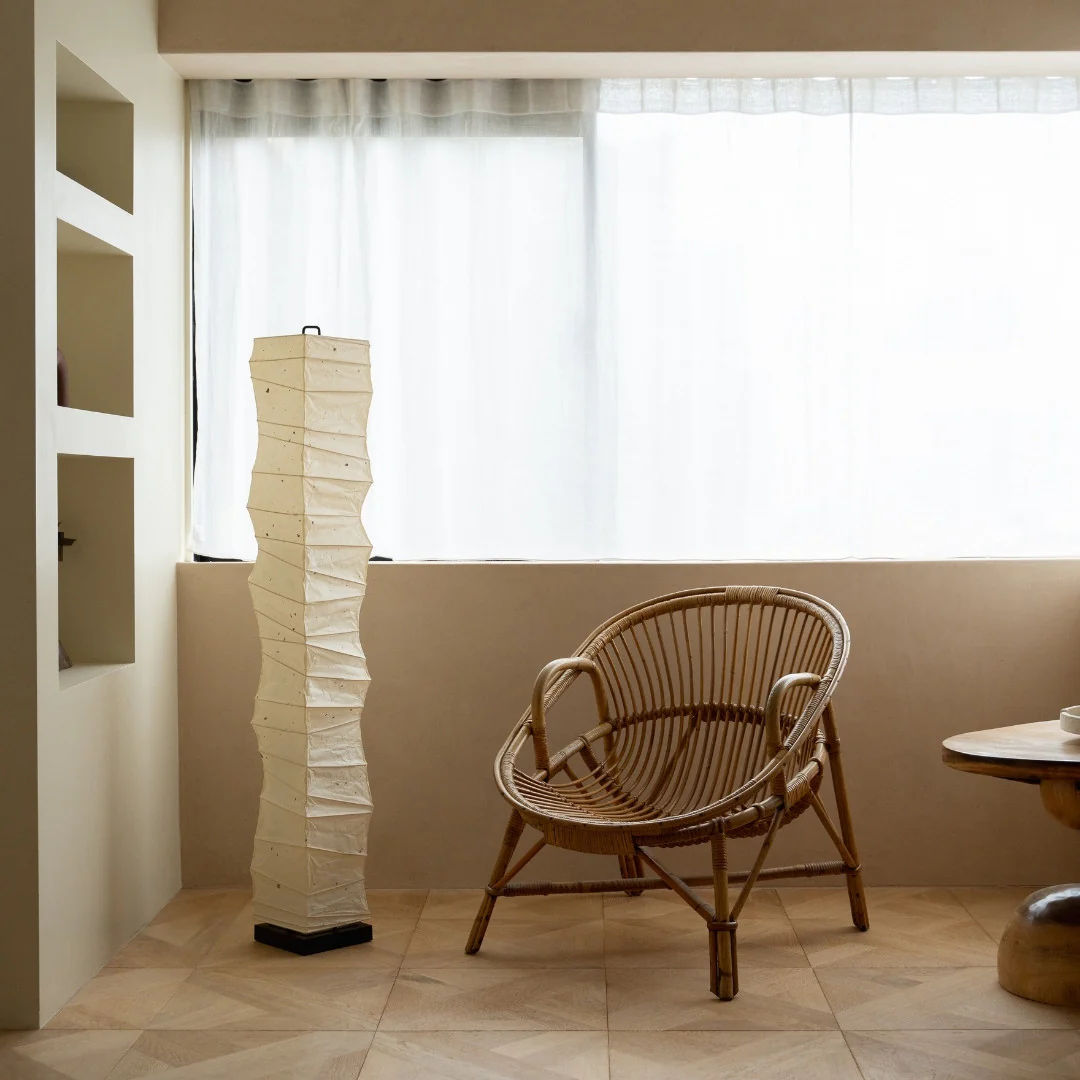Japanese Paper Floor Lamp âSLENDERâ - Image 3
