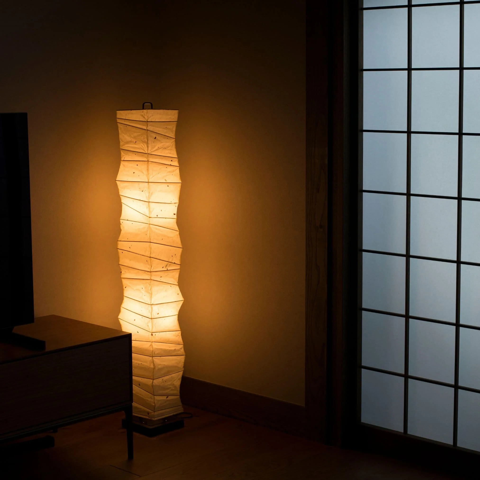 Japanese Paper Floor Lamp âSLENDERâ - Image 5