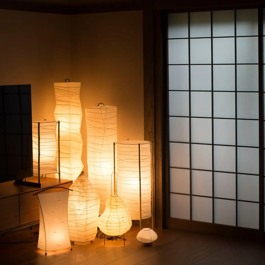 Japanese Paper Floor Lamp "BEANS LIGHT" - Image 13
