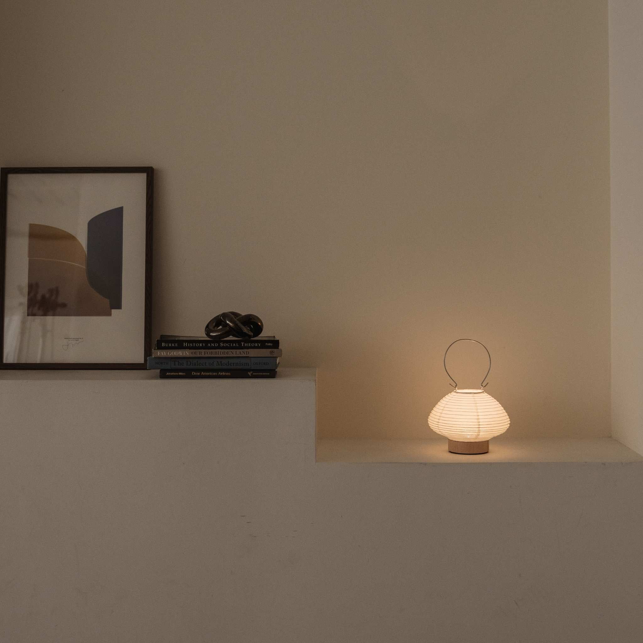 Japanese Paper Table Lamp “RIN” 01 - Image 4