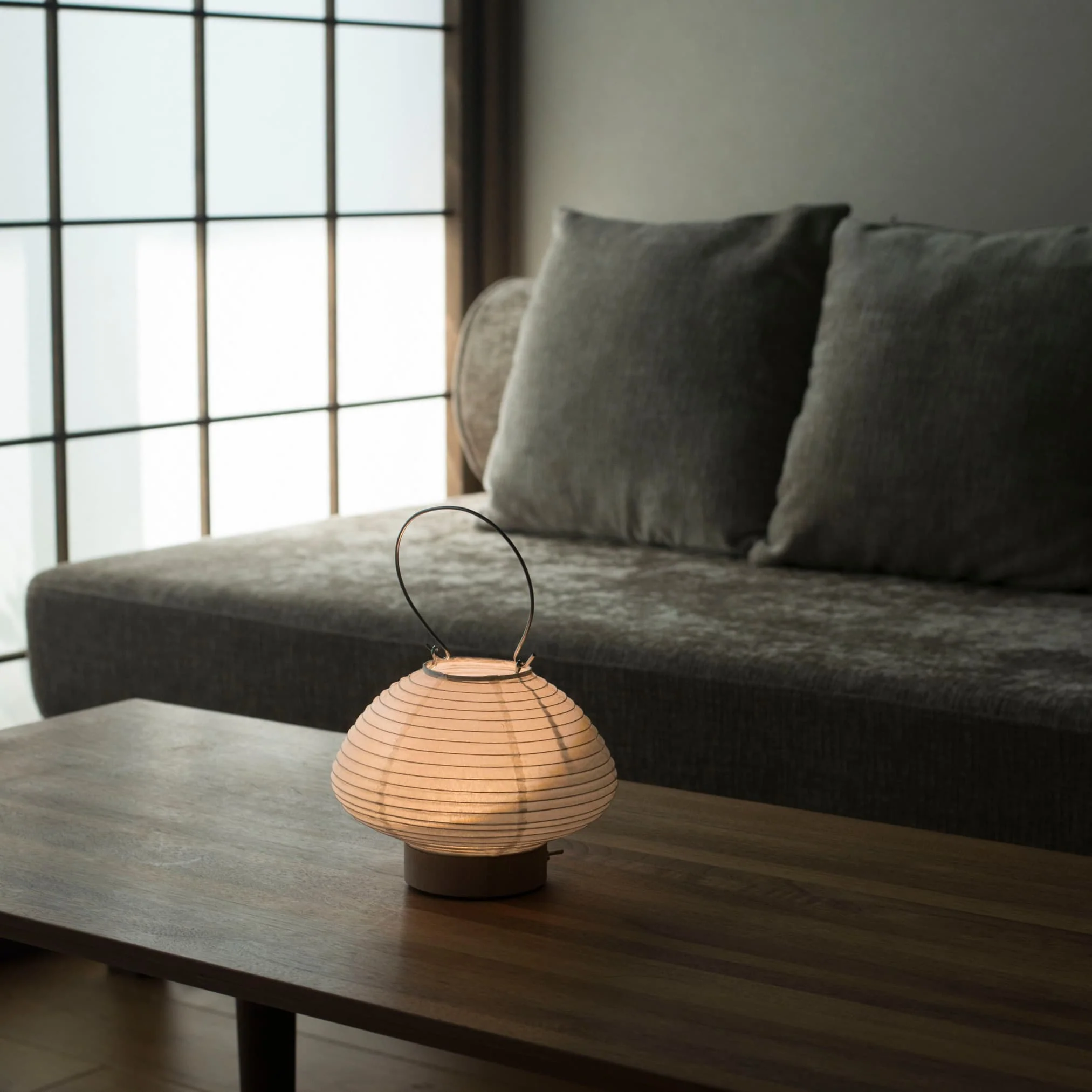 Japanese Paper Table Lamp “RIN” 01 - Image 7