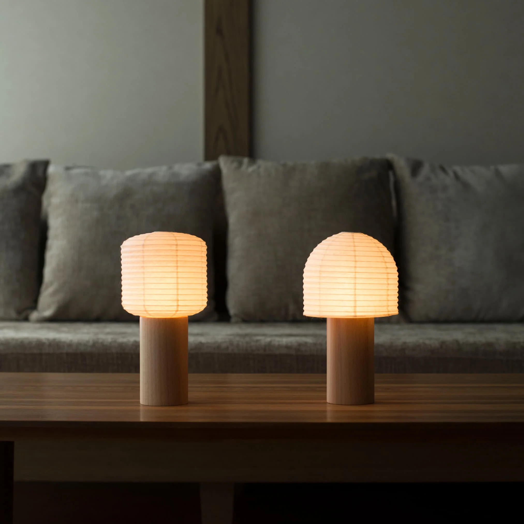 Japanese Paper Table Lamp “TORCHIN BELL” - Image 8