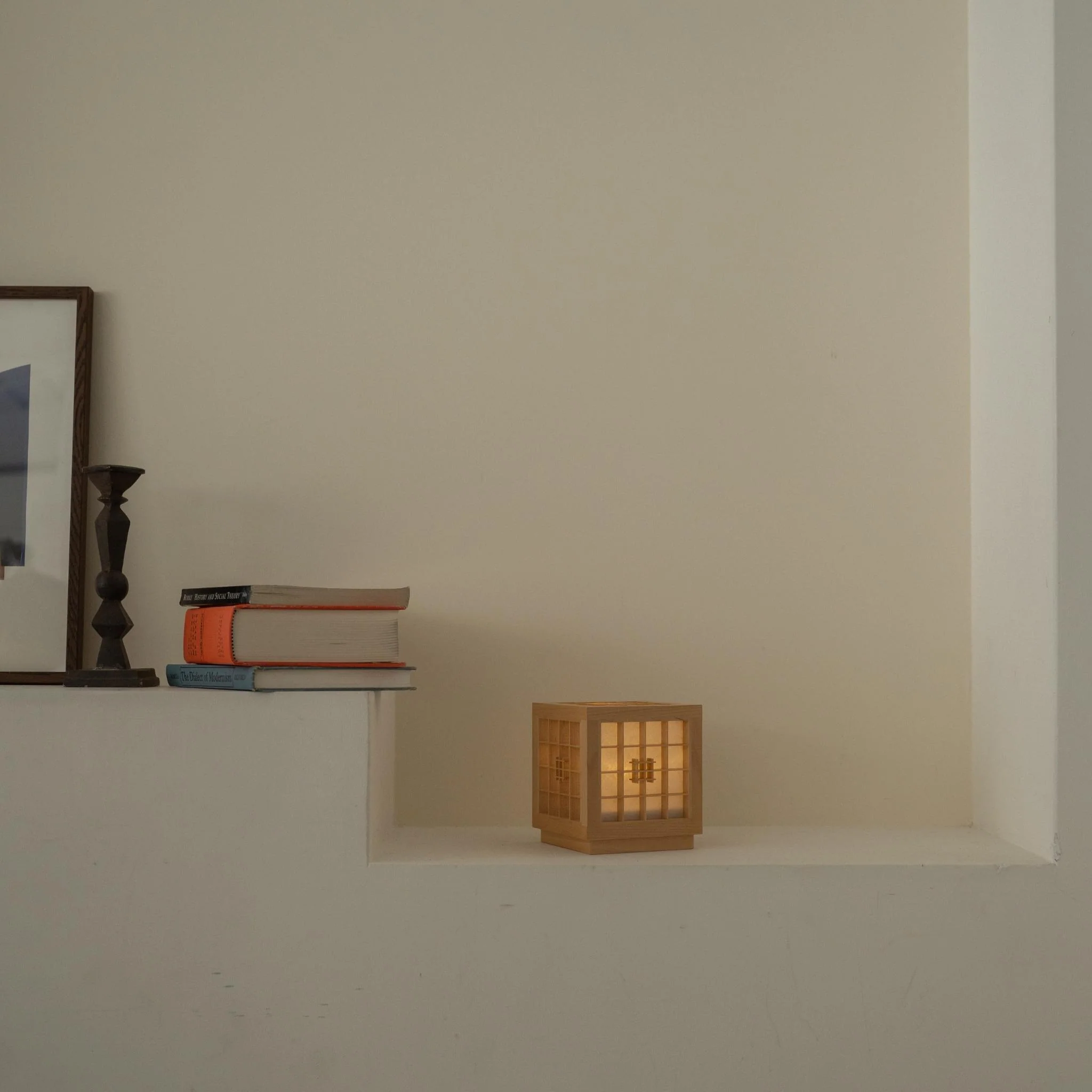 Japanese Wood Table Lamp "Honoka" - Image 10