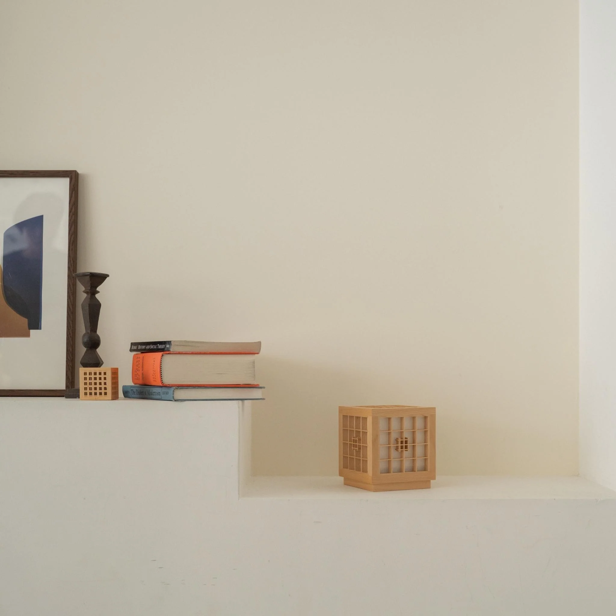 Japanese Wood Table Lamp "Honoka" - Image 11