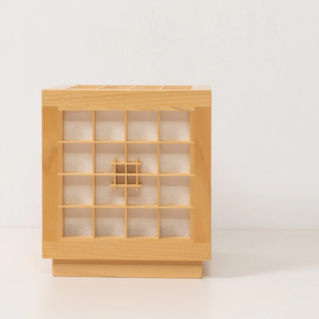 Japanese Wood Table Lamp "Honoka" - Image 15