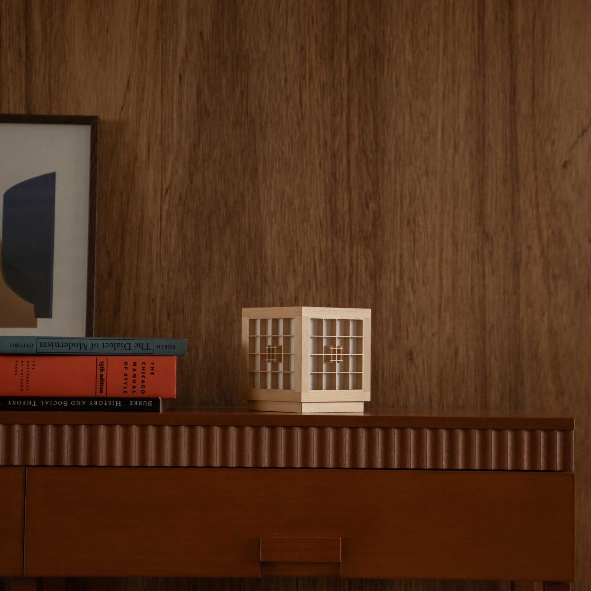 Japanese Wood Table Lamp "Honoka" - Image 4