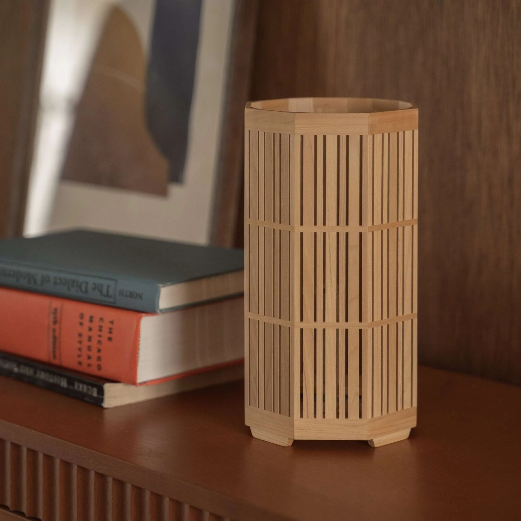 Japanese Wood Table Lamp "Kagayaki" - Image 10