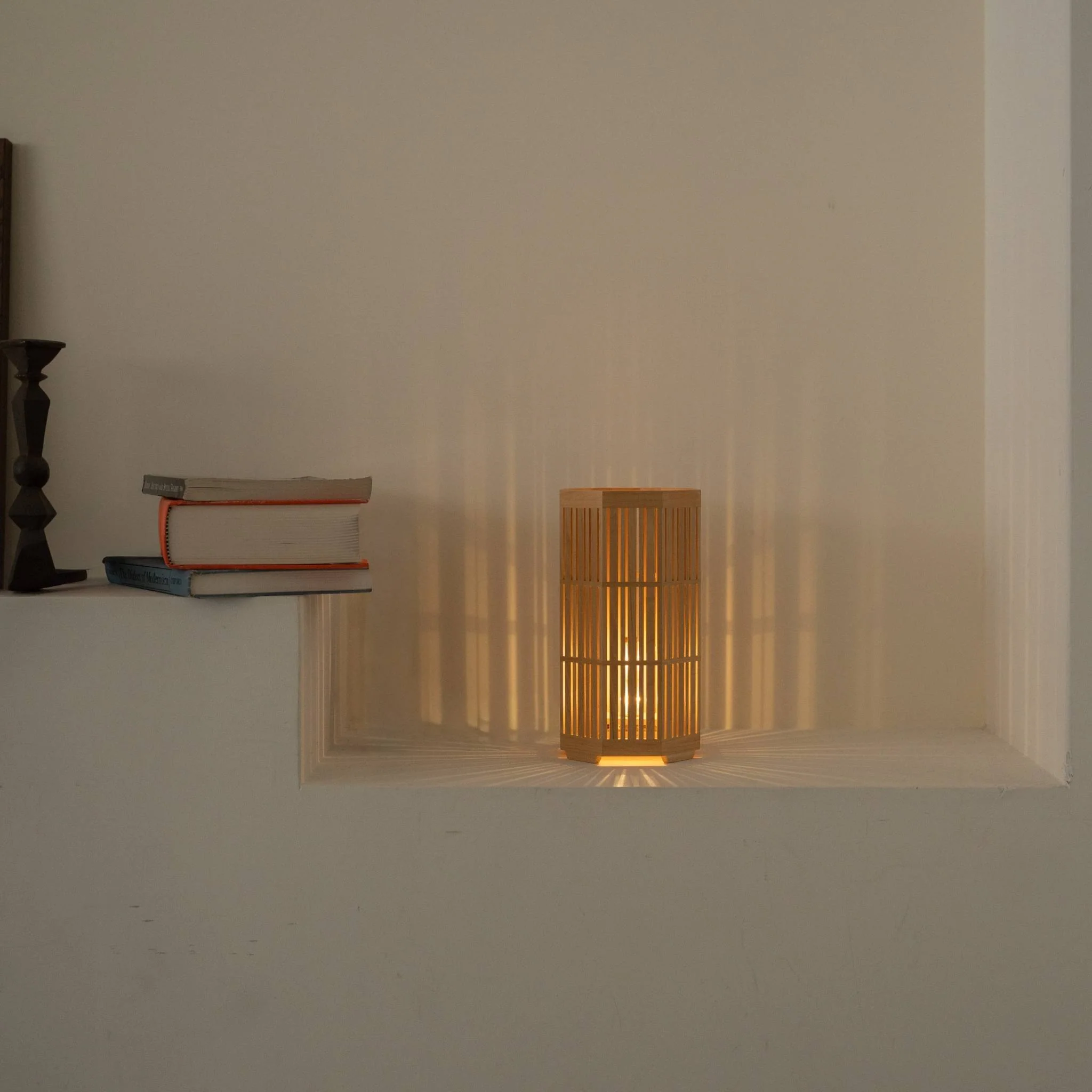 Japanese Wood Table Lamp "Kagayaki" - Image 3
