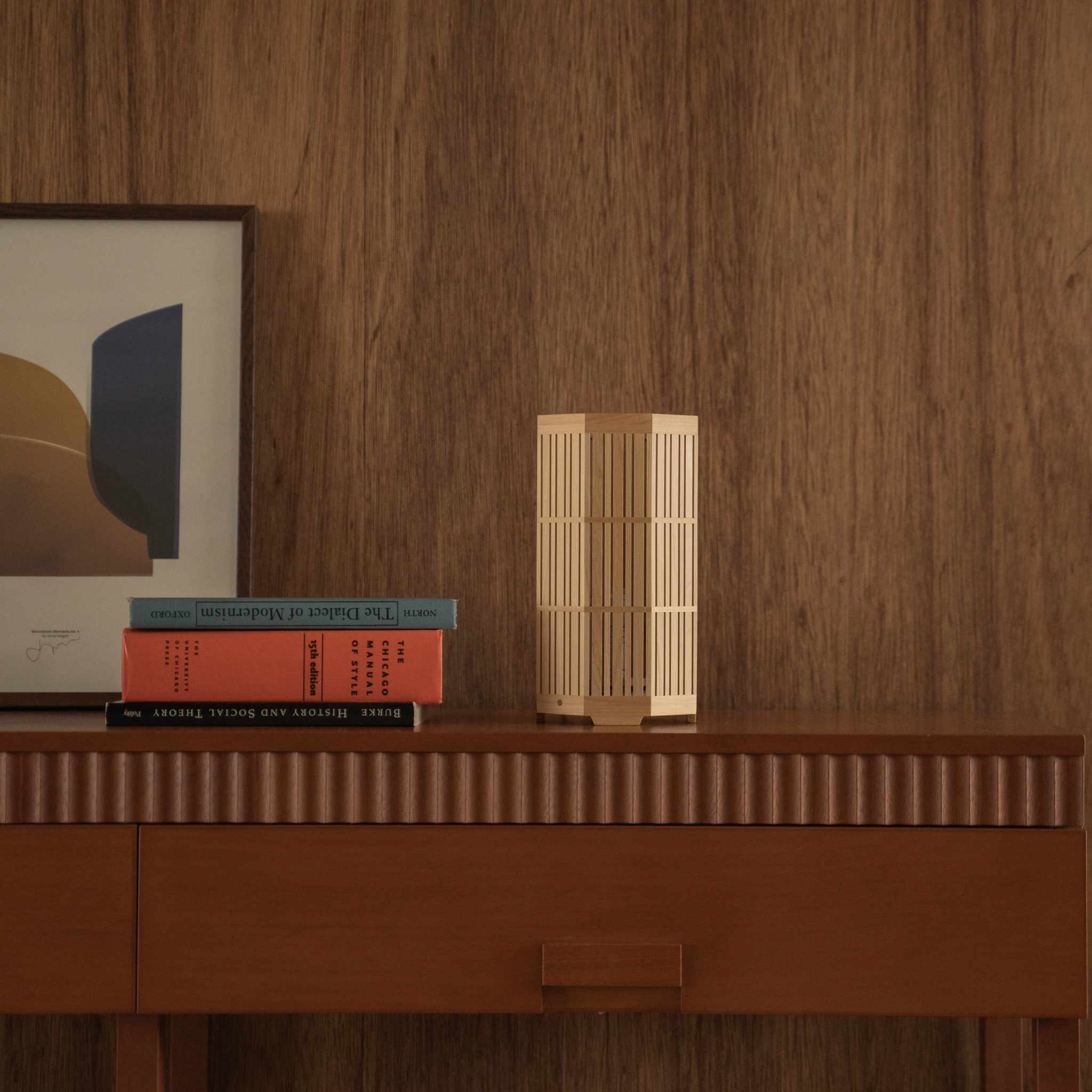 Japanese Wood Table Lamp "Kagayaki" - Image 8