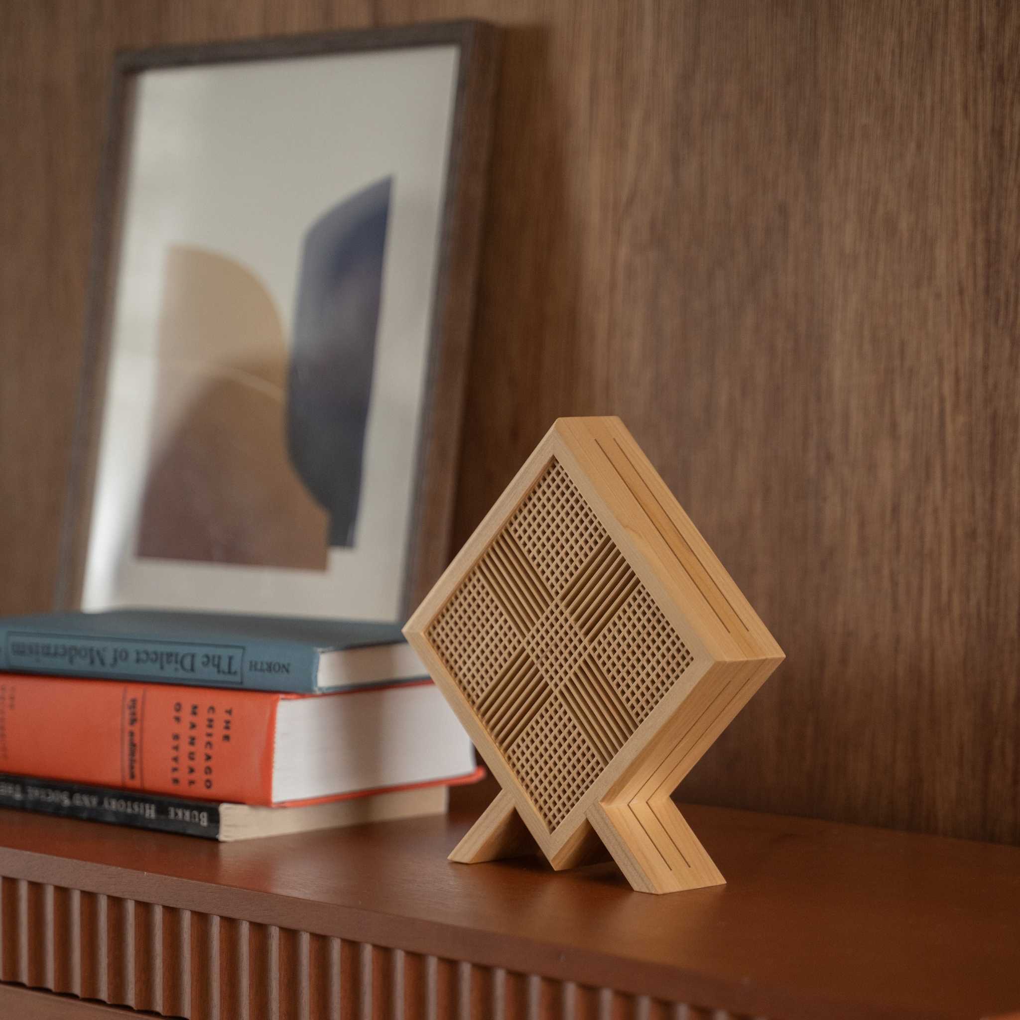 Japanese Wood Table Lamp "Kanata" - Image 11