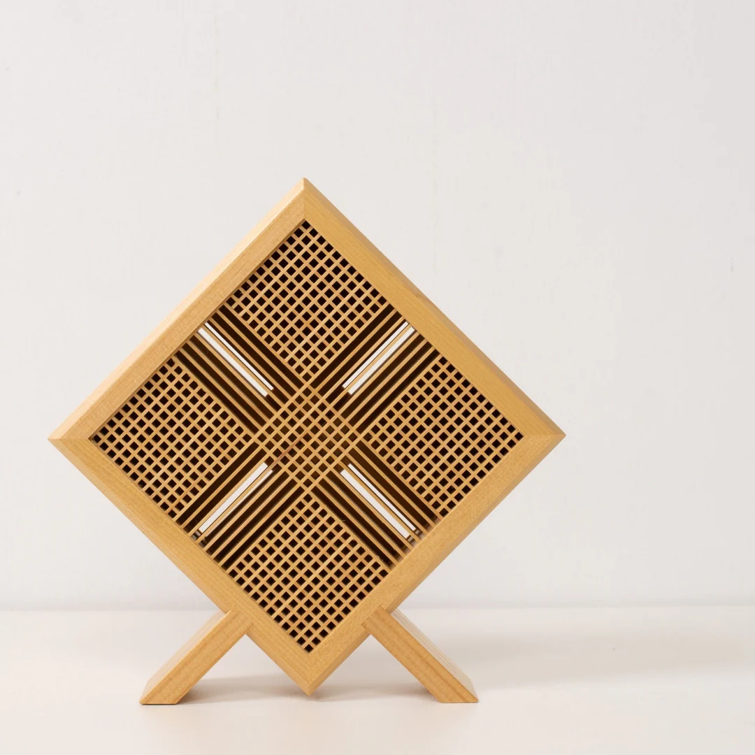 Japanese Wood Table Lamp "Kanata" - Image 14