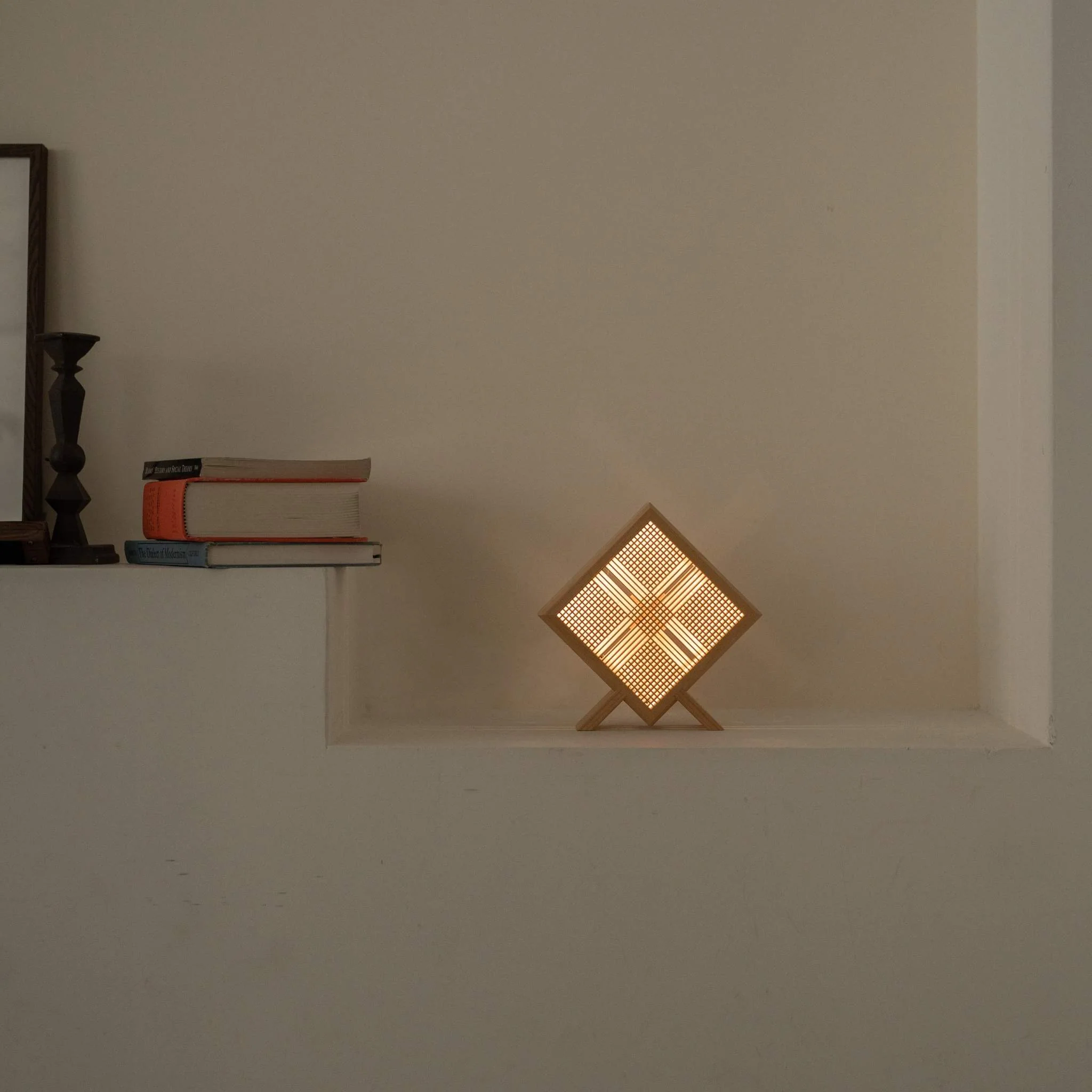 Japanese Wood Table Lamp "Kanata" - Image 3