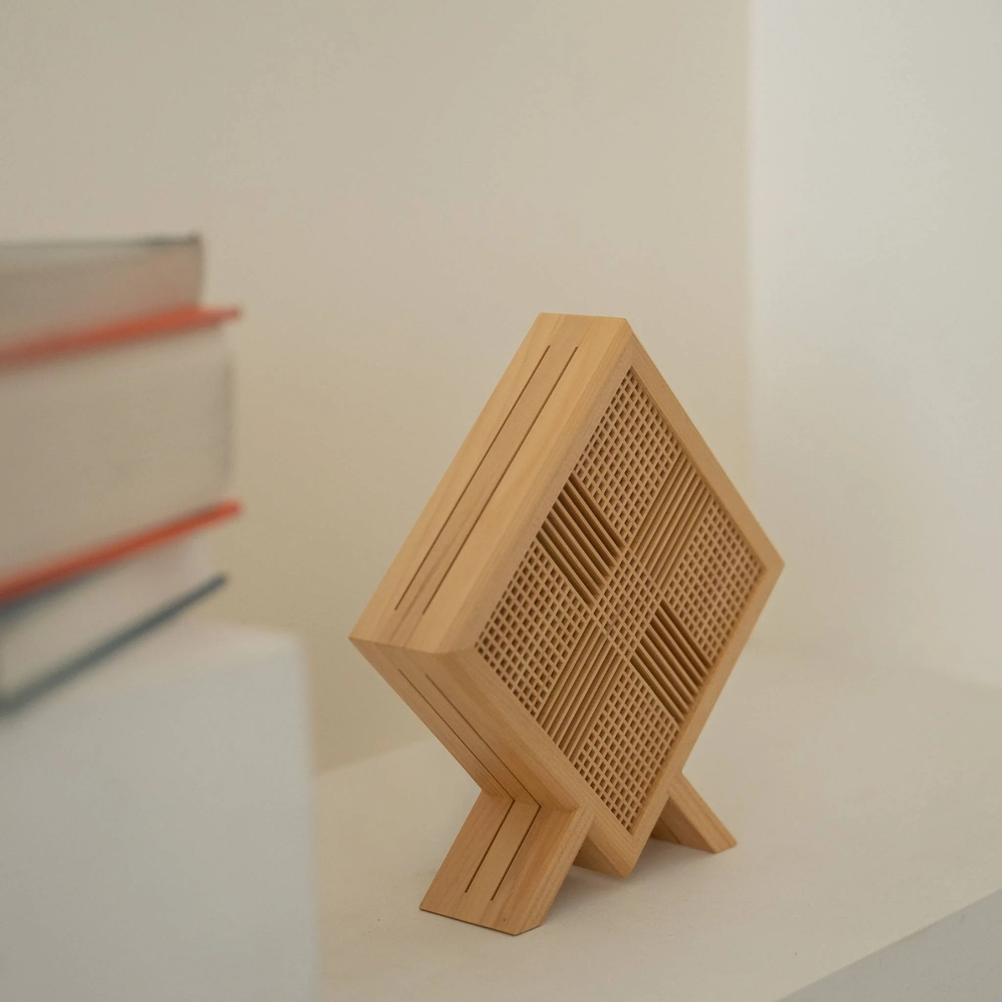 Japanese Wood Table Lamp "Kanata" - Image 6