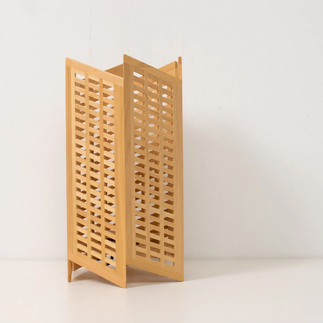 Japanese Wood Table Lamp "Towaru" - Image 14