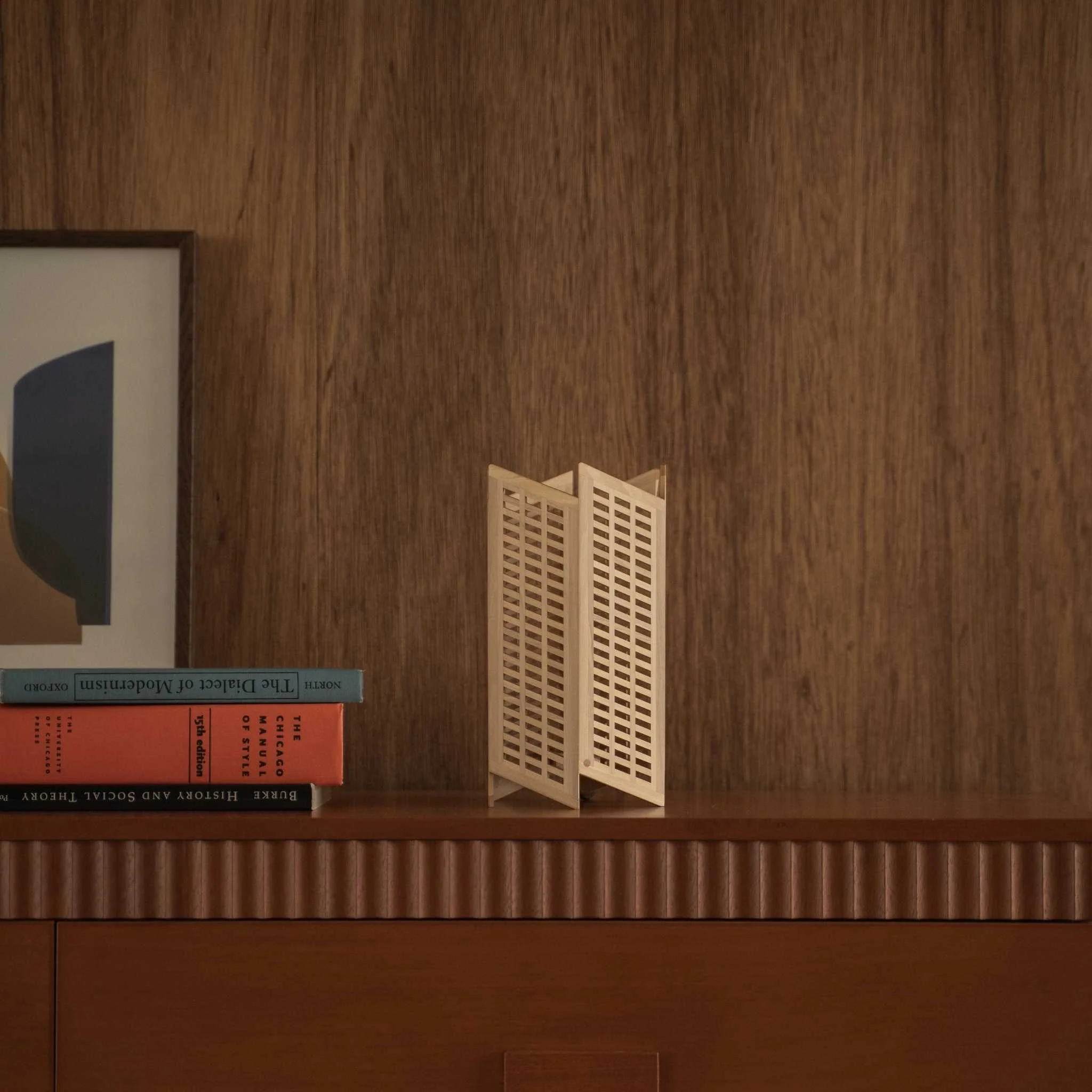 Japanese Wood Table Lamp "Towaru" - Image 8