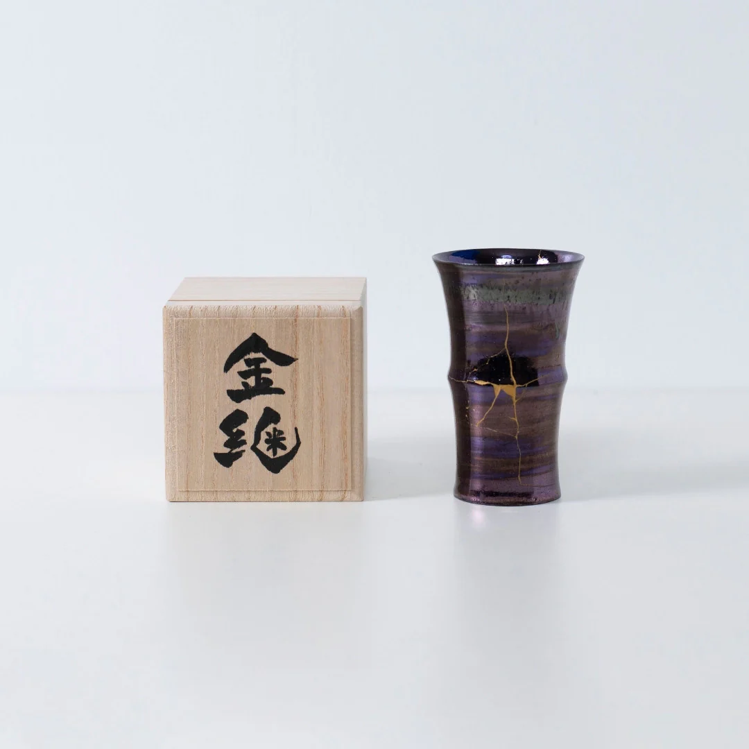 Kintsugi Cup "Magenta Luster" 02
