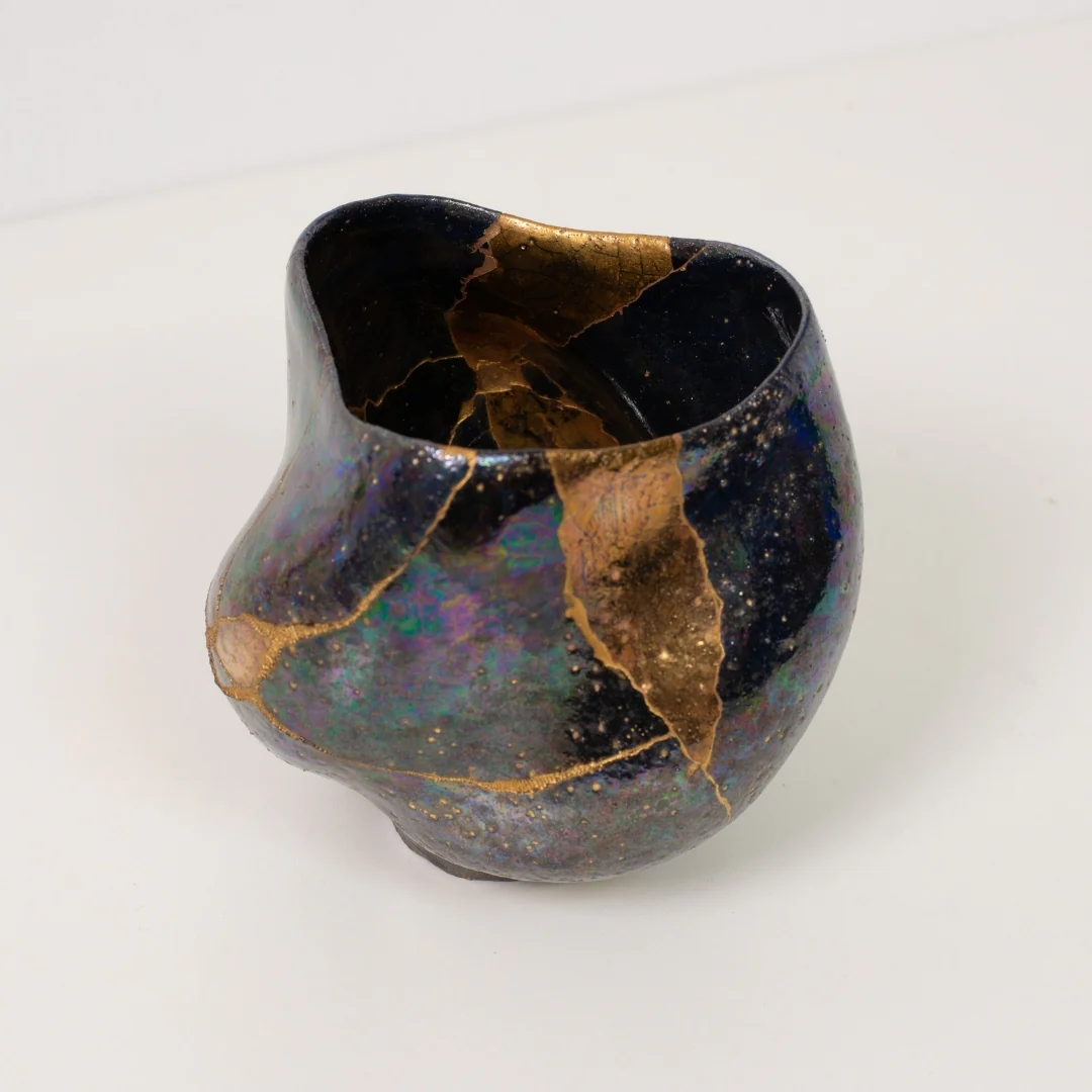 Kintsugi Matcha Bowl "Ko-haku" 01 - Image 3