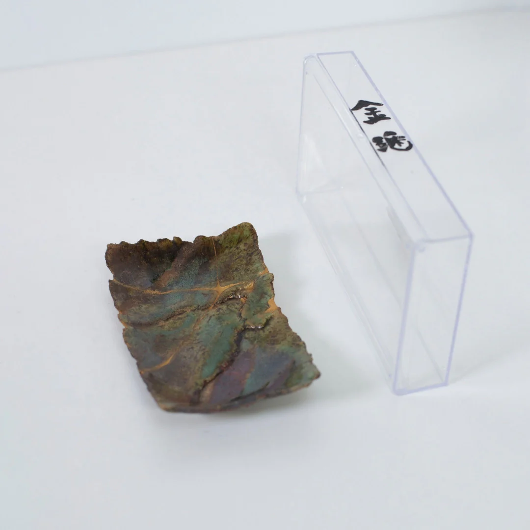 Kintsugi Plate "Oribe" Deep Green 02 - Image 4