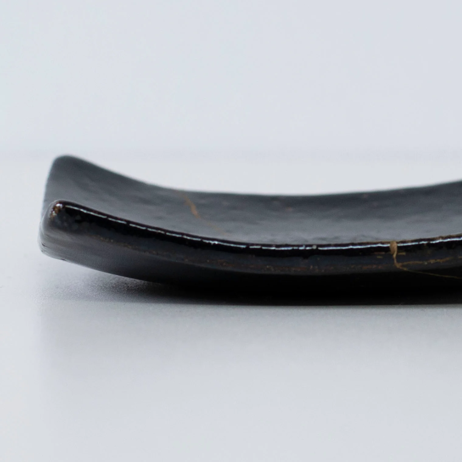 Kintsugi Square Plate "Jet Black Lighting" 05 - Image 4
