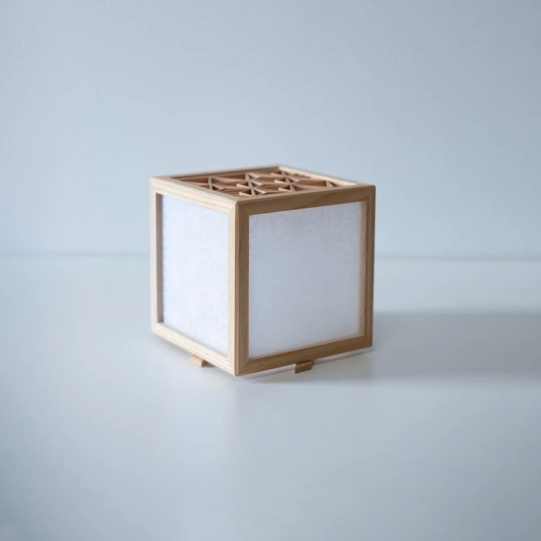 Japanese Kumiko Lantern Cover - Image 11