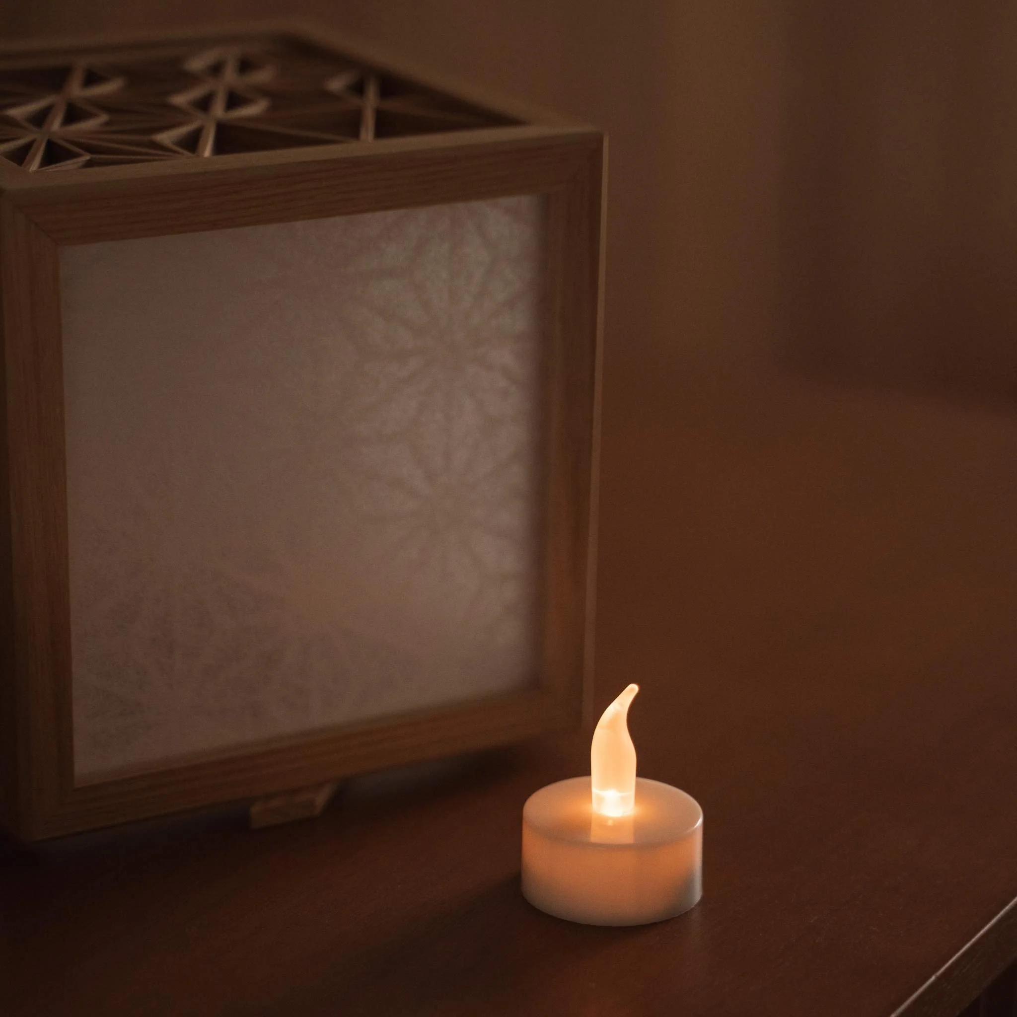 Japanese Kumiko Lantern Cover - Image 4