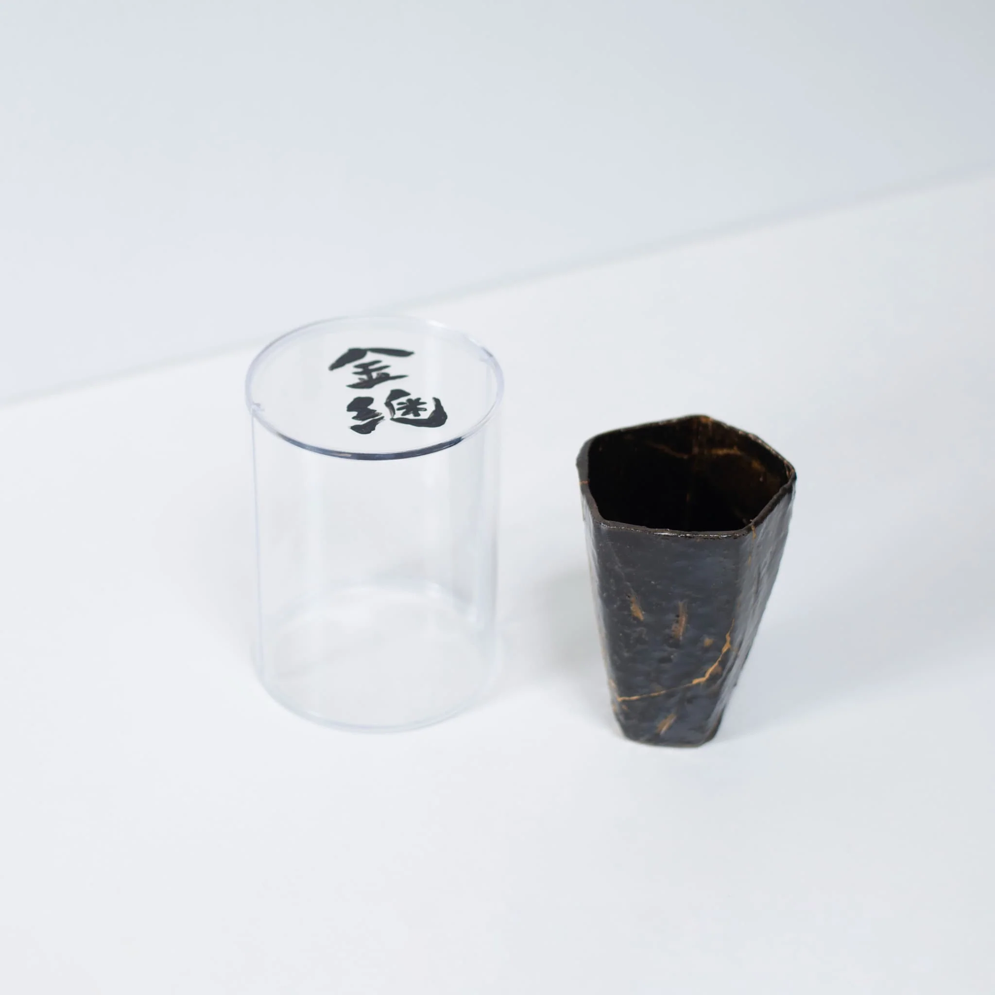 Pentagon Kintsugi Cup "Tenmoku" Black 02 - Image 4
