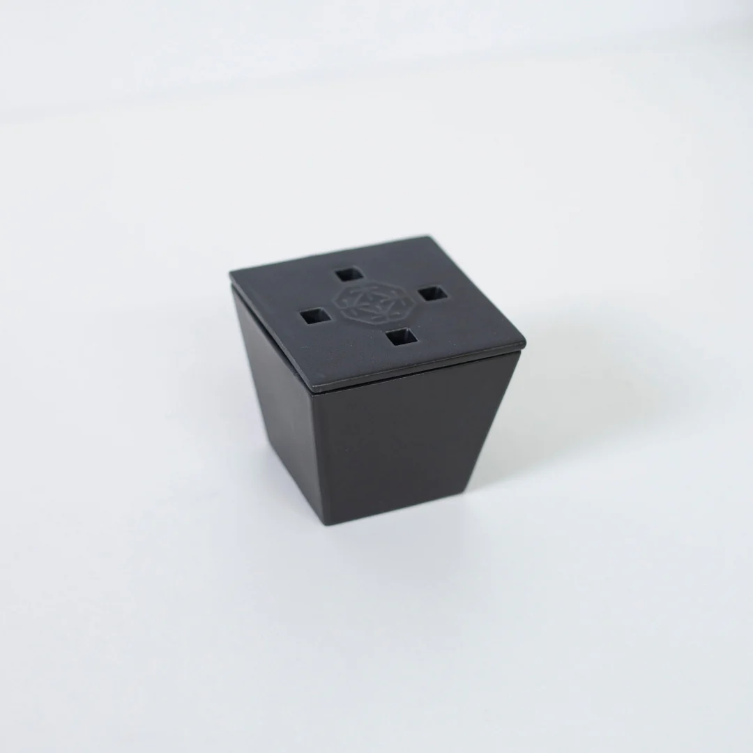 Japanese Incense Burner "PORCELAIN INCENSE BURNER BLACK" - Image 4