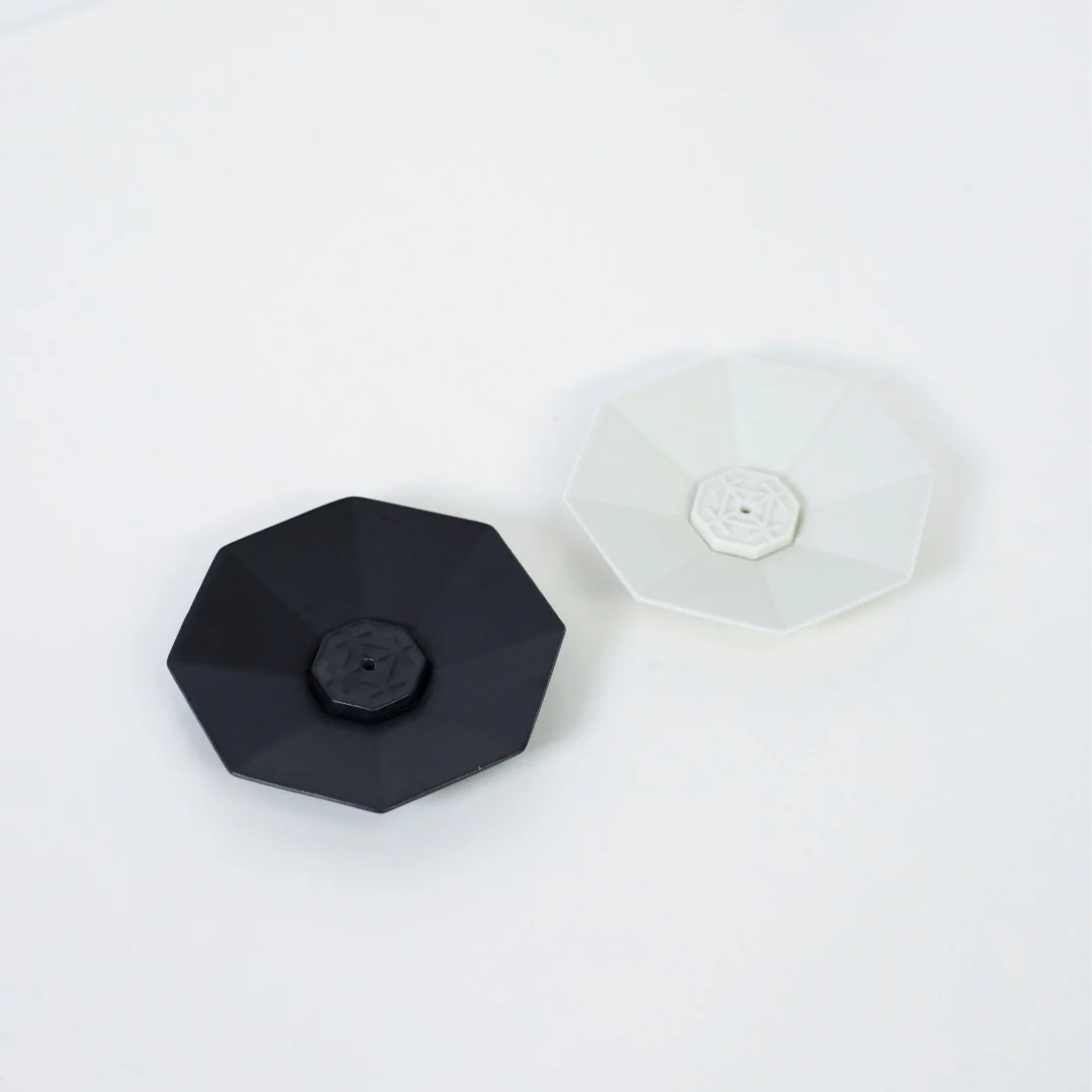 Japanese Incense Plate "PORCELAIN INCENSE PLATE OCTAGON WHITE" - Image 8