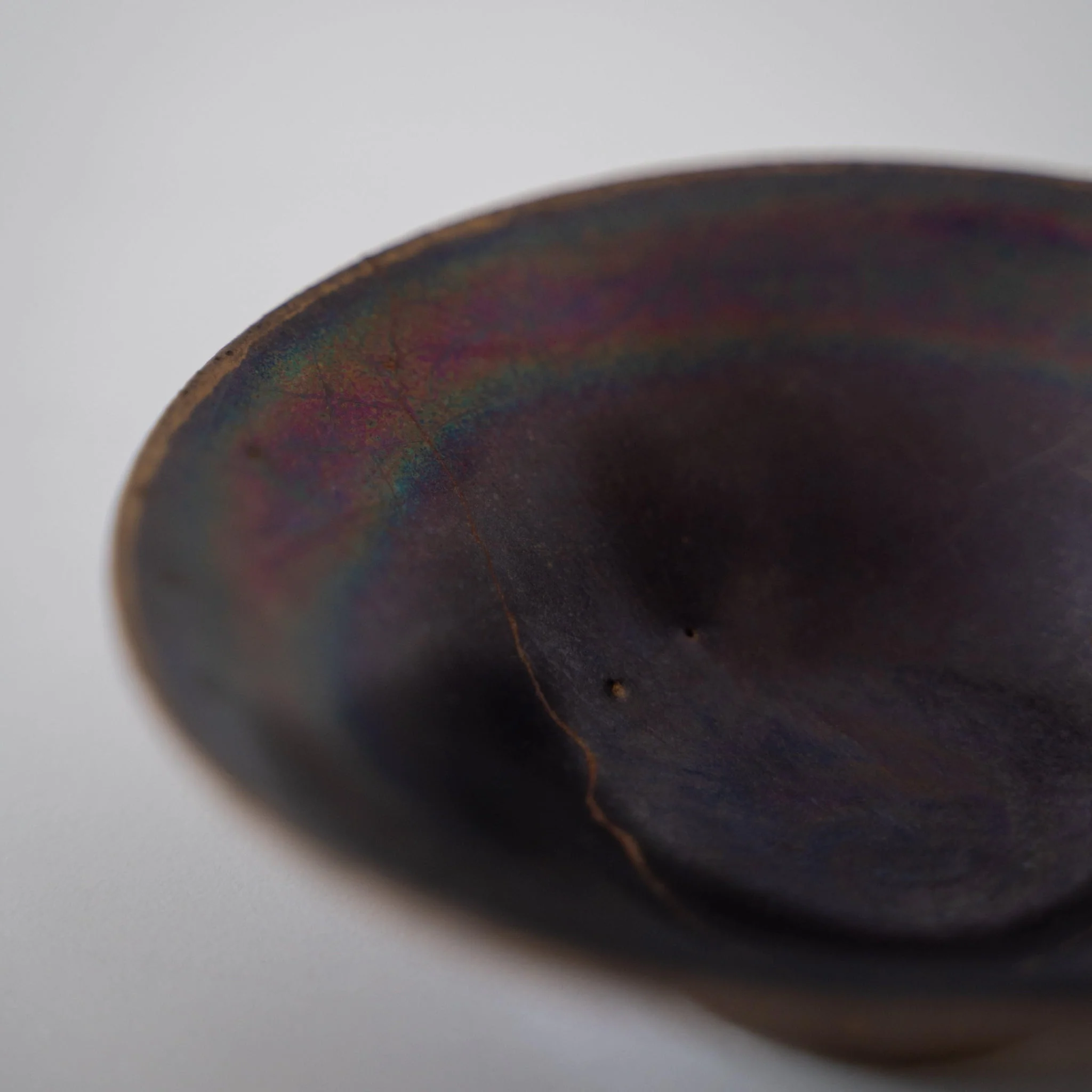 Kintsugi Bowl "Purple Nebula" 02 with a Paulownia Wood Box - Image 4